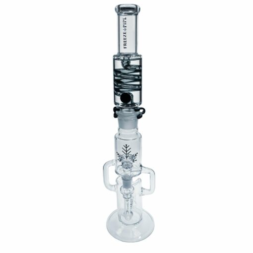 Shop Freeze Pipe Recycler Bong with Honeycomb Bowl & Glycerin Chamber for Enhanced Filtration in australian