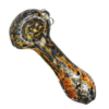 Shop Fritted Squiggle Spoon Glass Pipe 4" in australian