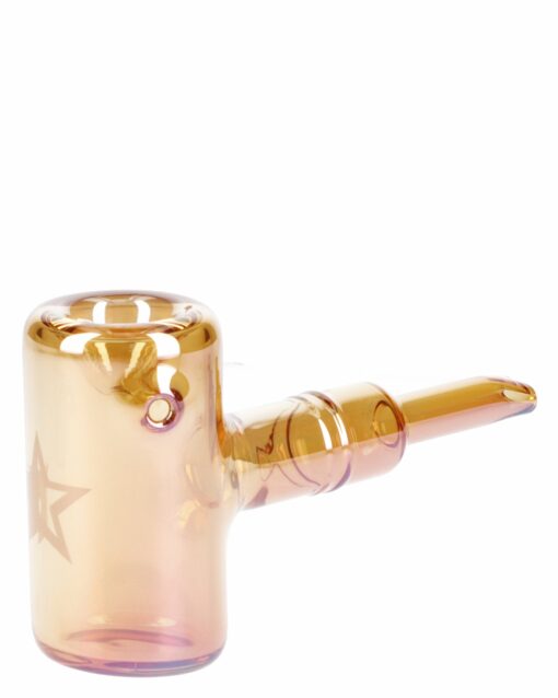 Shop Fumed Orange Sherlock Pipe - 5in Handcrafted Glass. in australian