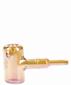 Shop Fumed Orange Sherlock Pipe - 5in Handcrafted Glass. in australian