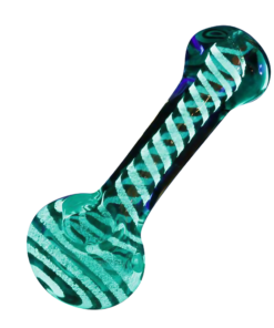 Shop Glow in the Dark Swirl Hand Pipe in australian