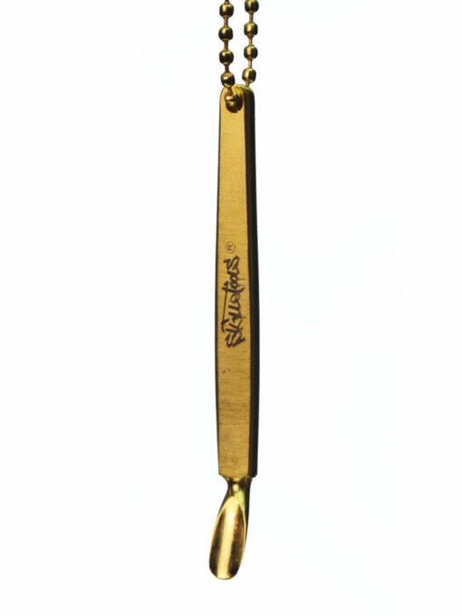 Shop Gold Scoop Dogg Keychain Dabber by Skillet Tools in australian