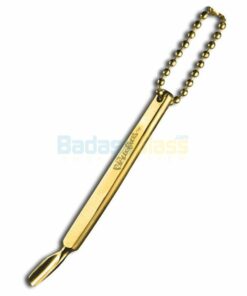 Shop Gold Scoop Dogg Keychain Dabber by Skillet Tools in australian