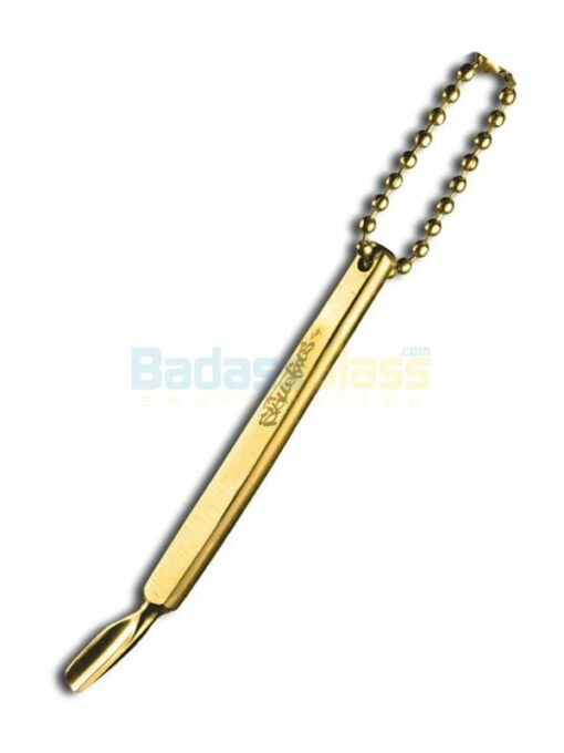 Shop Gold Scoop Dogg Keychain Dabber by Skillet Tools in australian