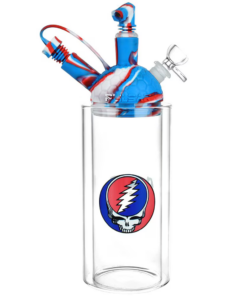 Shop Grateful Dead x Pulsar Silicone & Glass Gravity Water Pipe | 11" | 14mm F in australian