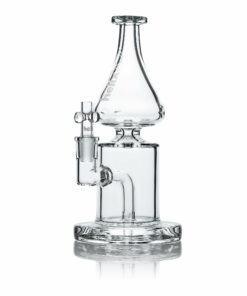 Shop GRAV Helix™ Clear Straight Base Fixed Downstem Water Pipe in australian