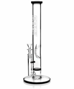 Shop Grav Labs Disc Perc Water Pipe - 16" / 14mm / Black Base in australian