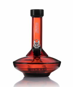 Shop GRAV Small Wide Base Water Pipe In Amber With Black Accents in australian