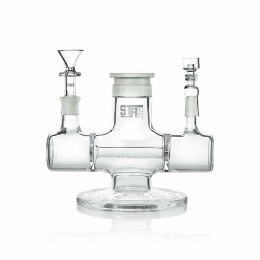 Shop GRAV STAX Hybrid Bong Bundle for Dual Use - Quartz Nail & Funnel Bowl Included in australian