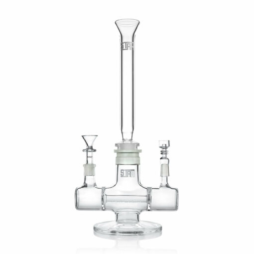 Shop GRAV STAX Hybrid Bong Bundle for Dual Use - Quartz Nail & Funnel Bowl Included in australian