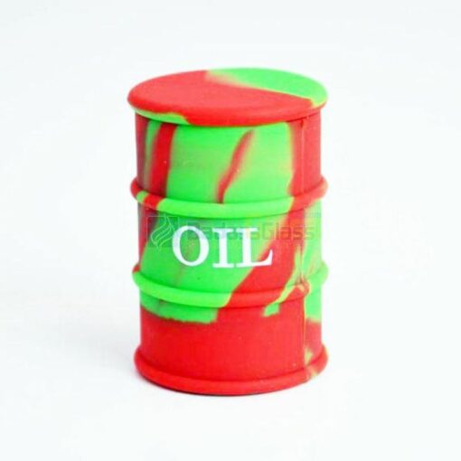 Shop Green & Red Oil Drum Wax Container in australian