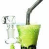 Shop Green Tea Boba Dab Rig by Empire Glassworks in australian