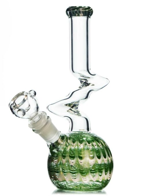 Shop Green Z Shaped Bong in australian