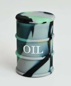 Shop Grey & Black Oil Drum Wax Container in australian