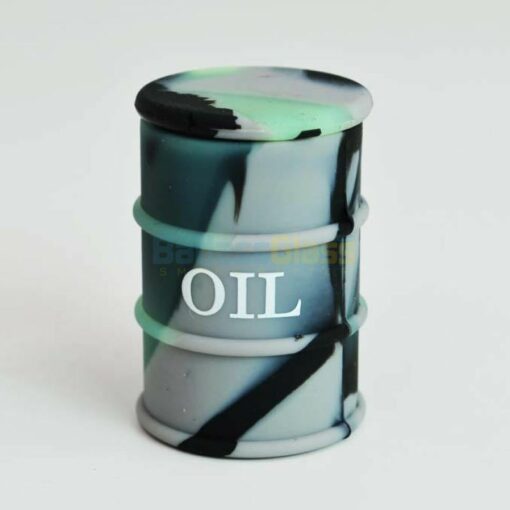 Shop Grey & Black Oil Drum Wax Container in australian