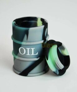 Shop Grey & Black Oil Drum Wax Container in australian