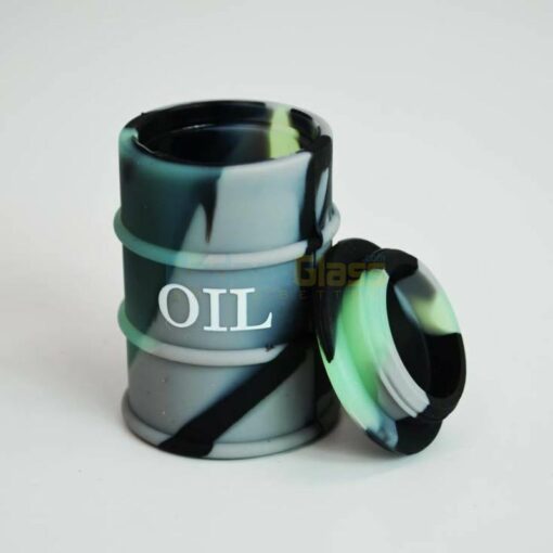 Shop Grey & Black Oil Drum Wax Container in australian