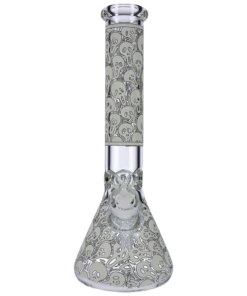Shop Glow in the Dark Beaker Ice Bong - Spooky Faces in australian