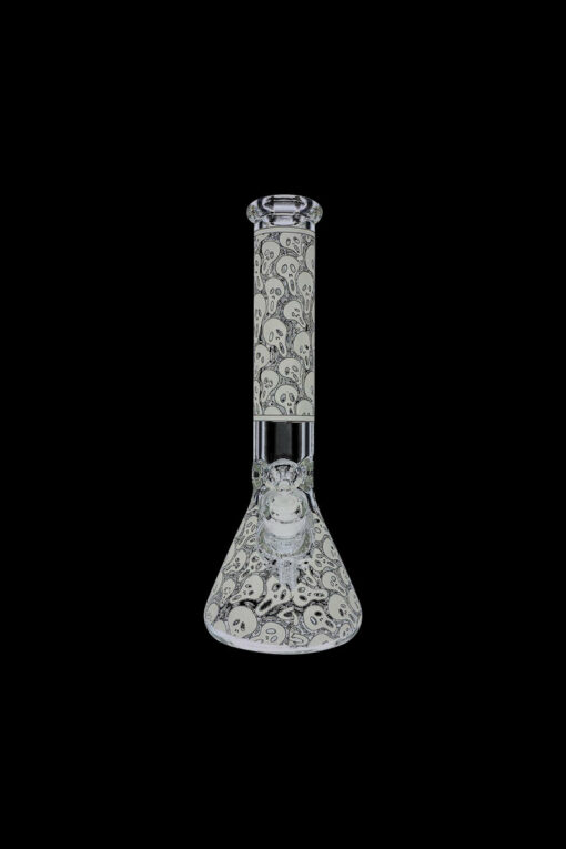 Shop Glow in the Dark Beaker Ice Bong - Spooky Faces in australian