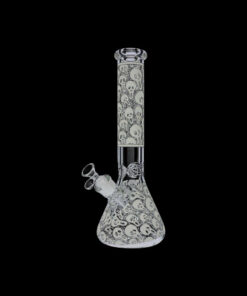 Shop Glow in the Dark Beaker Ice Bong - Spooky Faces in australian