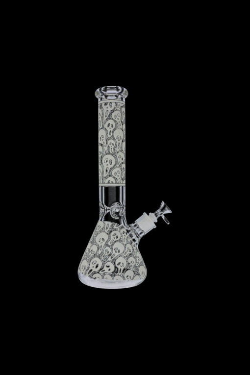 Shop Glow in the Dark Beaker Ice Bong - Spooky Faces in australian