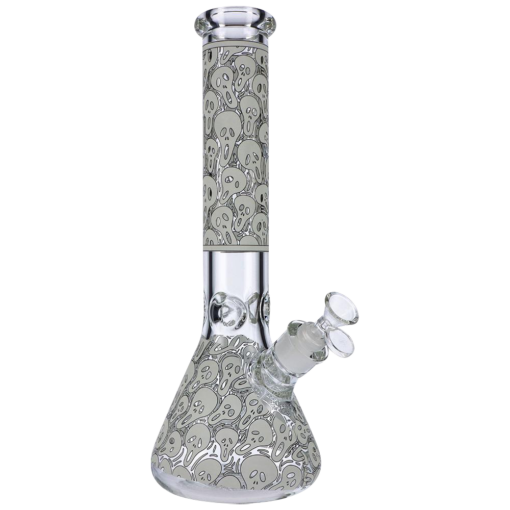 Shop Glow in the Dark Beaker Ice Bong - Spooky Faces in australian