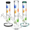 Shop Hemp Leaf Straight Tube Water Pipe in australian