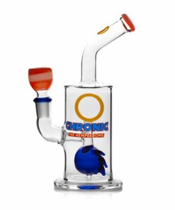 Shop Hemper 7.5" Chronic Bong with Blue Spiky Ball Percolator & Retro Game Design in australian