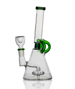 Shop Hemper 7" Glow-in-the-Dark Cyberpunk Bong w/ Showerhead Percolator in australian