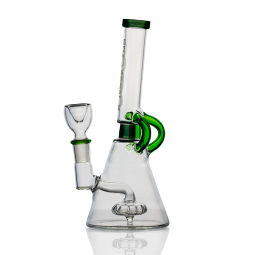 Shop Hemper 7" Glow-in-the-Dark Cyberpunk Bong w/ Showerhead Percolator in australian