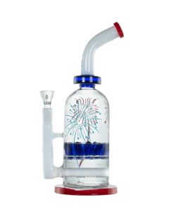 Shop Hemper Fireworks XL Bong with Sprinkler Perc - 10.5" Patriotic Design in australian