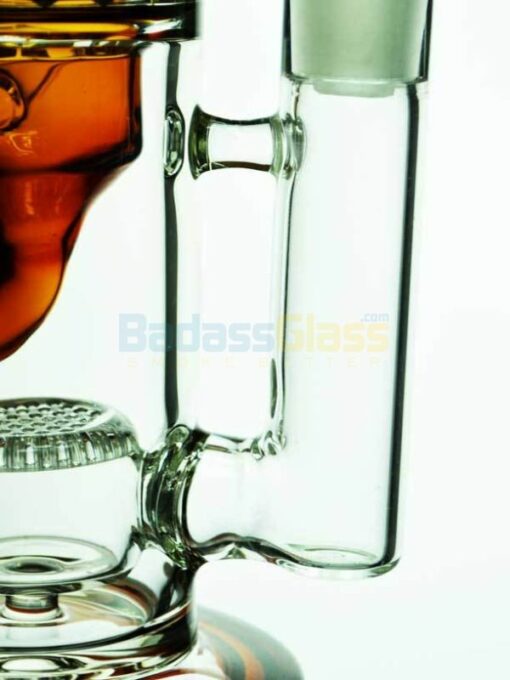 Shop Honeycomb Cup Recycler with Amber by MAV glass in australian
