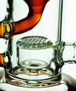 Shop Honeycomb Cup Recycler with Amber by MAV glass in australian