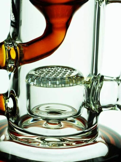 Shop Honeycomb Cup Recycler with Amber by MAV glass in australian