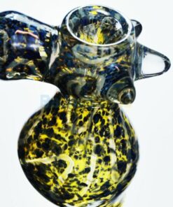 Shop Horned Glass Bubbler Pipe in australian