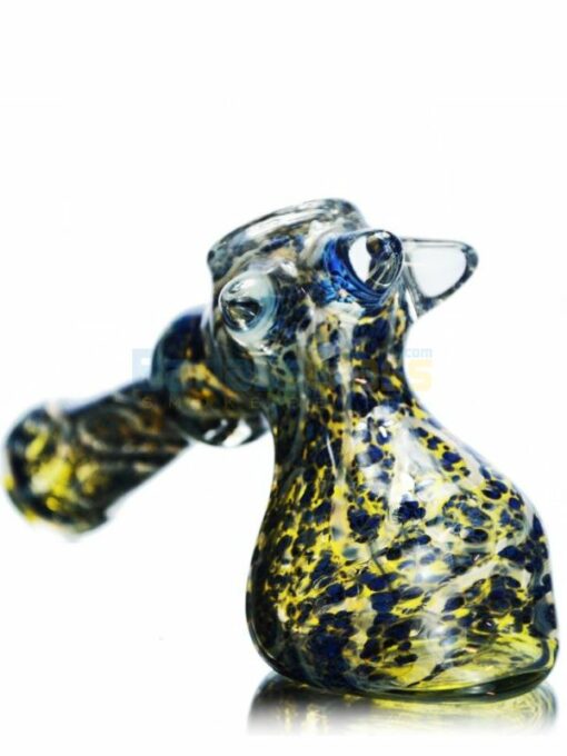 Shop Horned Glass Bubbler Pipe in australian