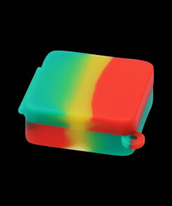 Shop Silicone Square Keychain Stash Container in australian