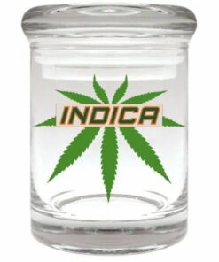Shop Indica Glass Jar for 1/8 oz in australian