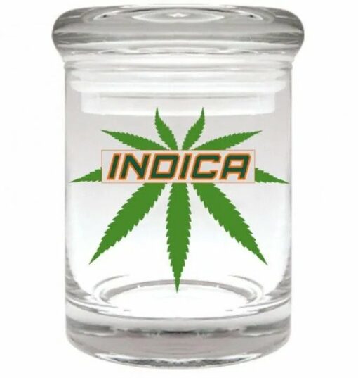 Shop Indica Glass Jar for 1/8 oz in australian