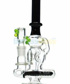 Shop Inline to Donut Perc Recycler Water Pipe by Ben Wilson-Black And Slyme in australian