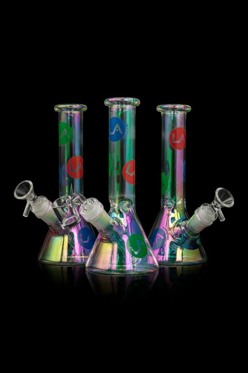 Shop LA Pipes Limited Edition 8" Iridescent Disco Beaker Set in australian