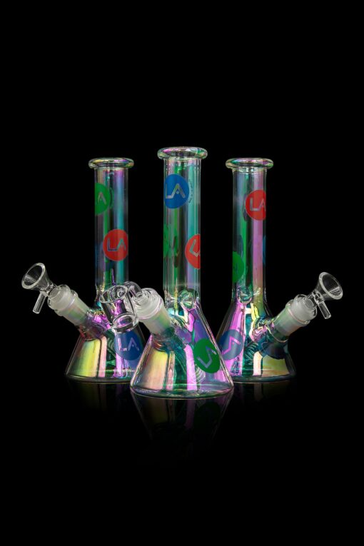 Shop LA Pipes Limited Edition 8" Iridescent Disco Beaker Set in australian