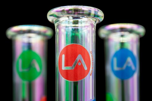 Shop LA Pipes Limited Edition 8" Iridescent Disco Beaker Set in australian