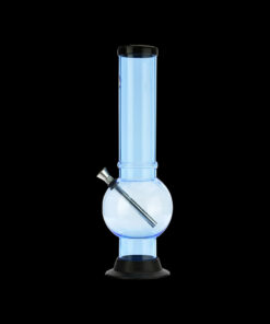 Shop Acrylic Straight Tube Bubble Base Bong with Maria in australian