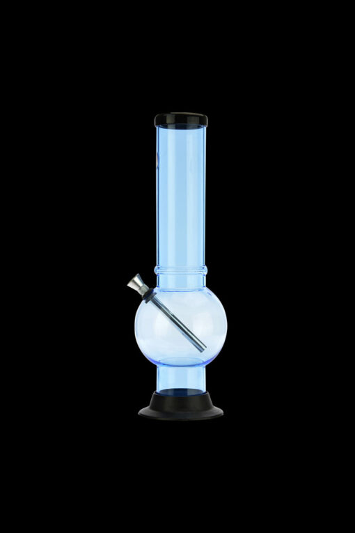 Shop Acrylic Straight Tube Bubble Base Bong with Maria in australian