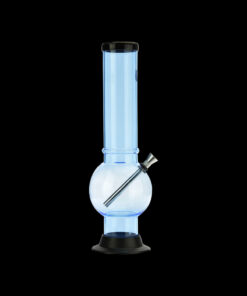 Shop Acrylic Straight Tube Bubble Base Bong with Maria in australian