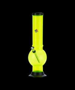 Shop Acrylic Straight Tube Bubble Base Bong with Maria in australian