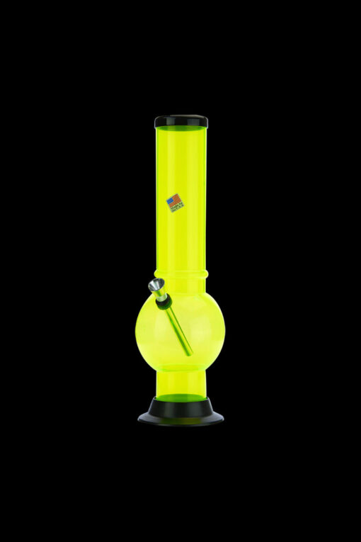 Shop Acrylic Straight Tube Bubble Base Bong with Maria in australian