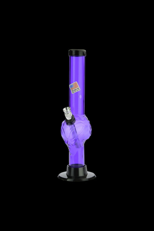 Shop Acrylic Straight Tube Alien Base Bong in australian