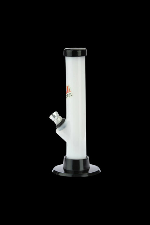 Shop Acrylic Straight Tube Mini Bong with Carb Hole in australian